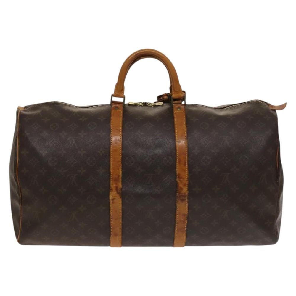 LOUIS VUITTON Monogram Keepall 55 Boston Bag M41424 - Picture 2 of 16